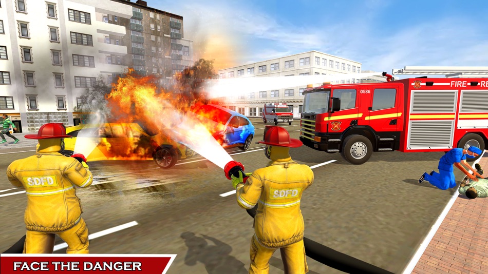 #3. Fireman Rescue Simulator (iOS) 来自: Ahmad Jalil Qarshi
