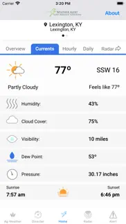 weather alert app iphone screenshot 2
