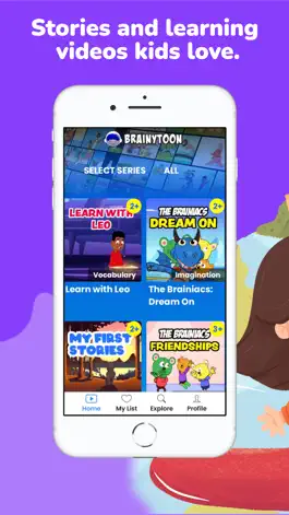 Game screenshot Brainytoon - Stories for kids apk