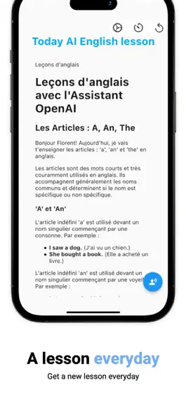 Game screenshot Daily English AI Tutor apk