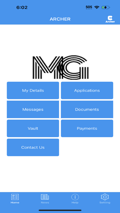 ARCHER MOBILE APP Screenshot