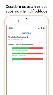 simulados oab - prova e teste iphone screenshot 3