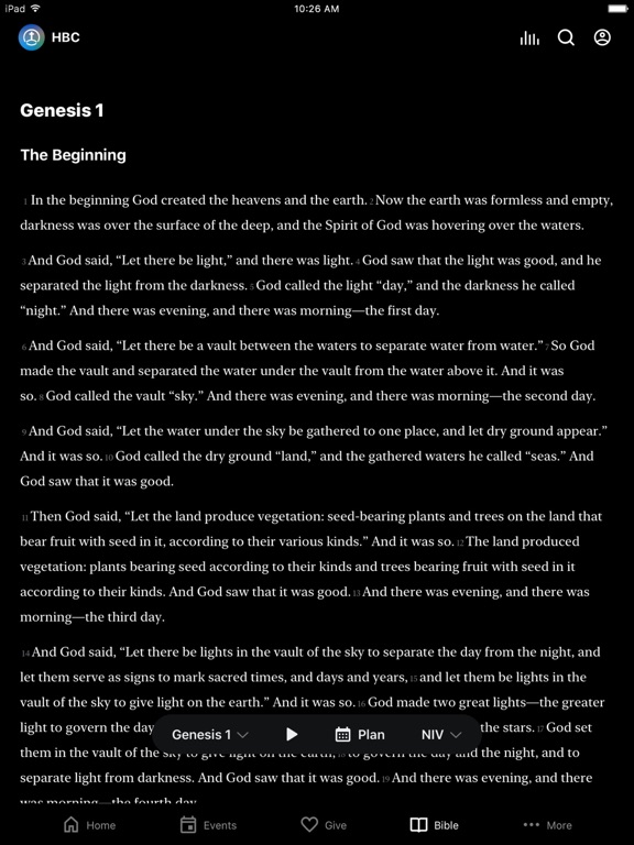 Hornsby Baptist Church iPad screenshot 3 - Lifestyle app