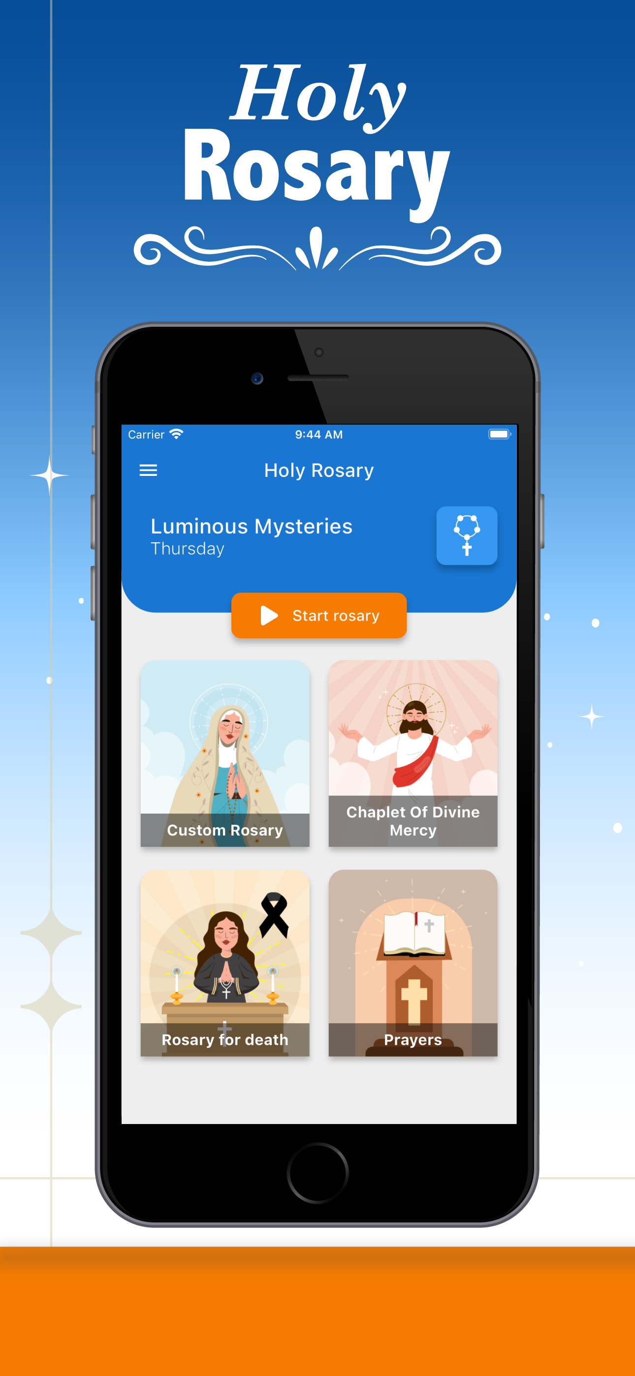 The Holy Rosary with voice