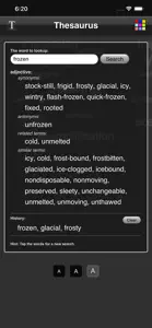 Thesaurus App screenshot #3 for iPhone