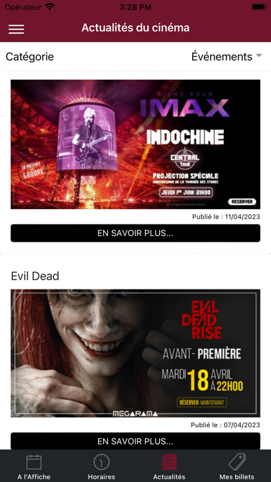 Cinémas Mégarama Screenshot