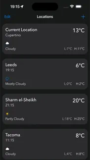 weather app + iphone screenshot 3