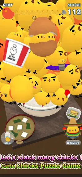 Game screenshot PIYOMORI DX | chick stack apk