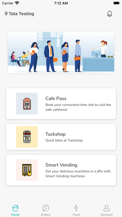 SmartQ - Food Ordering App Screenshot
