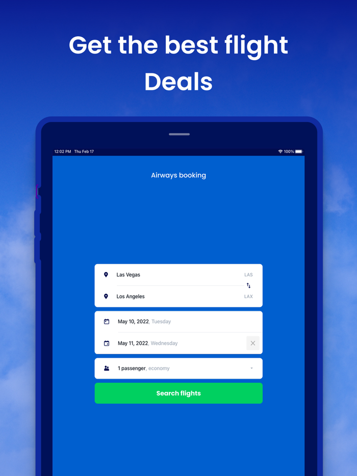 Airways Booking App・Airlines