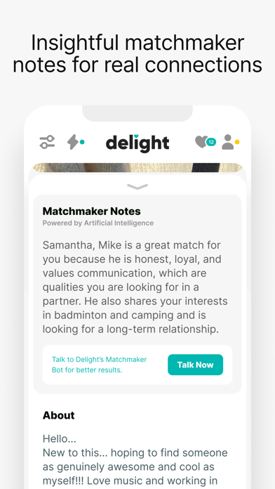 Delight: Dating & Relationship Screenshot