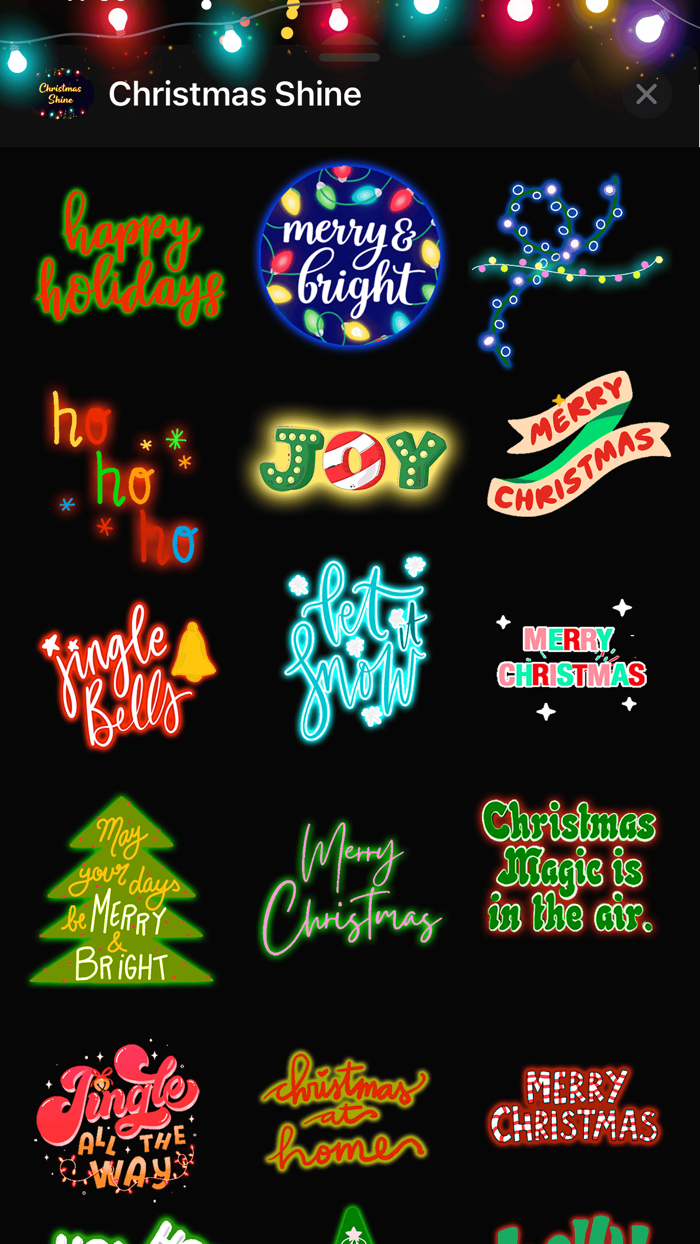 Christmas Shining Lights