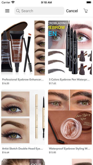 Beauty Cosmetics Shop Online Screenshot