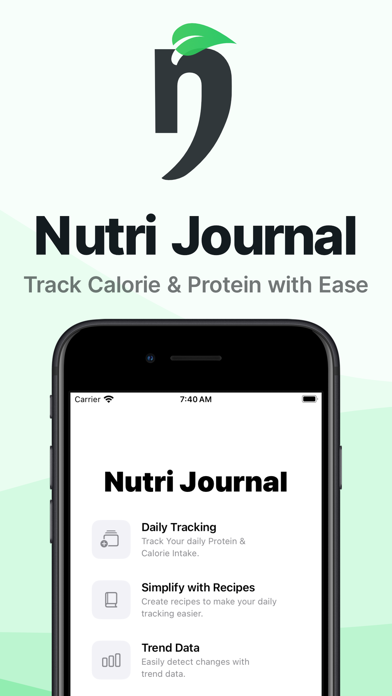 Nutri Journal Screenshot