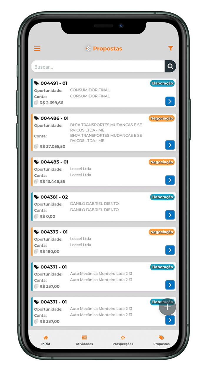 Sisloc Força de Vendas