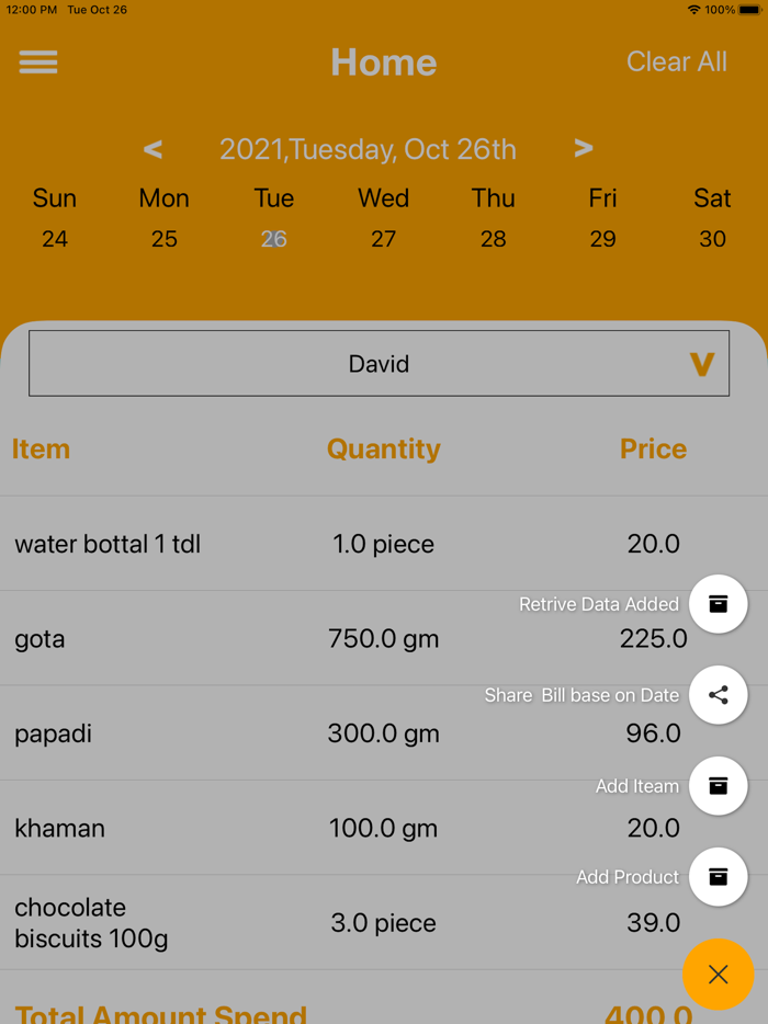 ProductWithBillCalculator