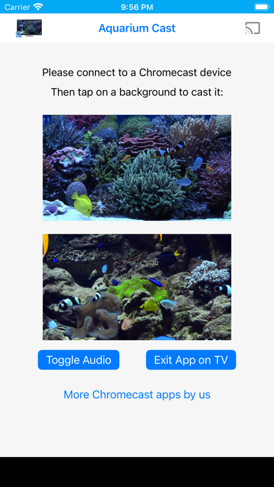 Aquarium on TV for Chromecast Screenshot