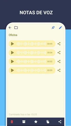 Captura de pantalla de Bloc De Notas - Apuntes en iPhone 4