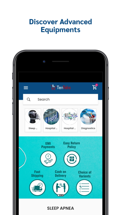 TenTabs - Medical Supplies Screenshot