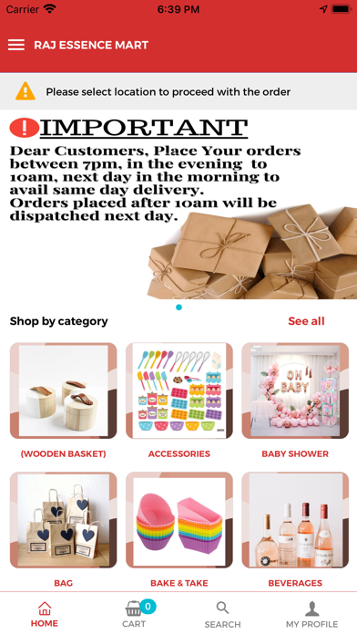 Raj Essence mart Screenshot