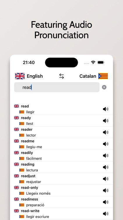 Catalan-English Dictionary screenshot-0