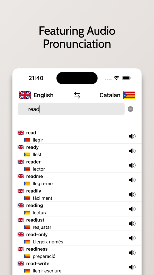 #1. Catalan-English Dictionary (iOS) Podle: FB PUBLISHING LLC