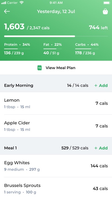 TotalFit & Nutrition Screenshot