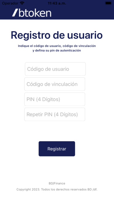 /btoken Corporate Screenshot