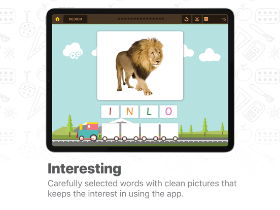 WordsTrain - Spelling Bee Game iPad screenshot 6 - Education app