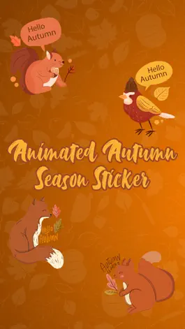 Game screenshot Animated Autumn Season Sticker mod apk