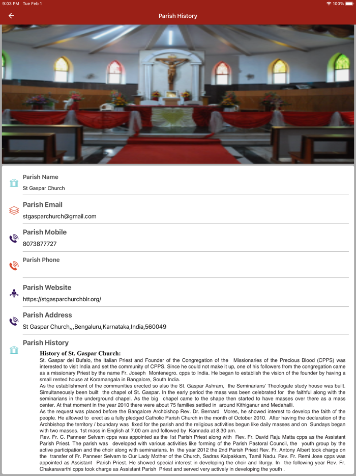 St.Gaspars Church - KRJP