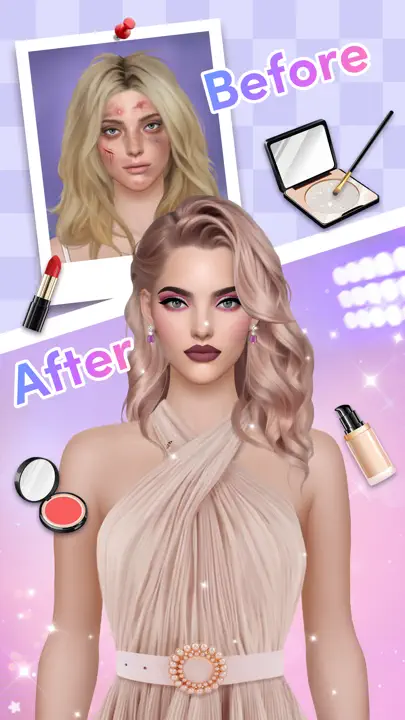 Makeover Date: Makeup ASMR iPhone Ekran Görüntüsü 1