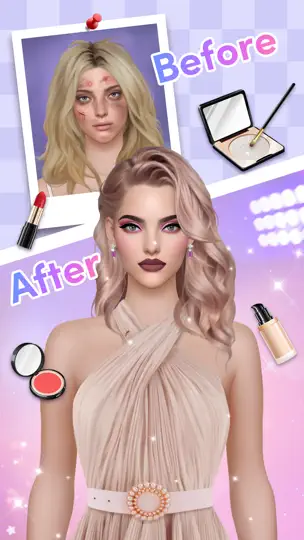 Capture d'écran de Makeover Date: Makeup ASMR sur iPhone 1