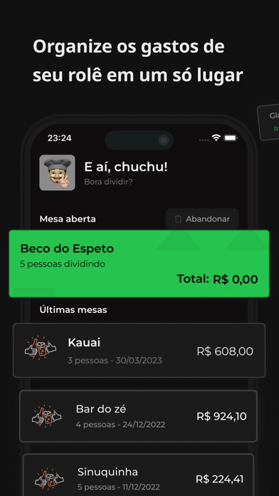 Divide Aí, Bill Screenshot