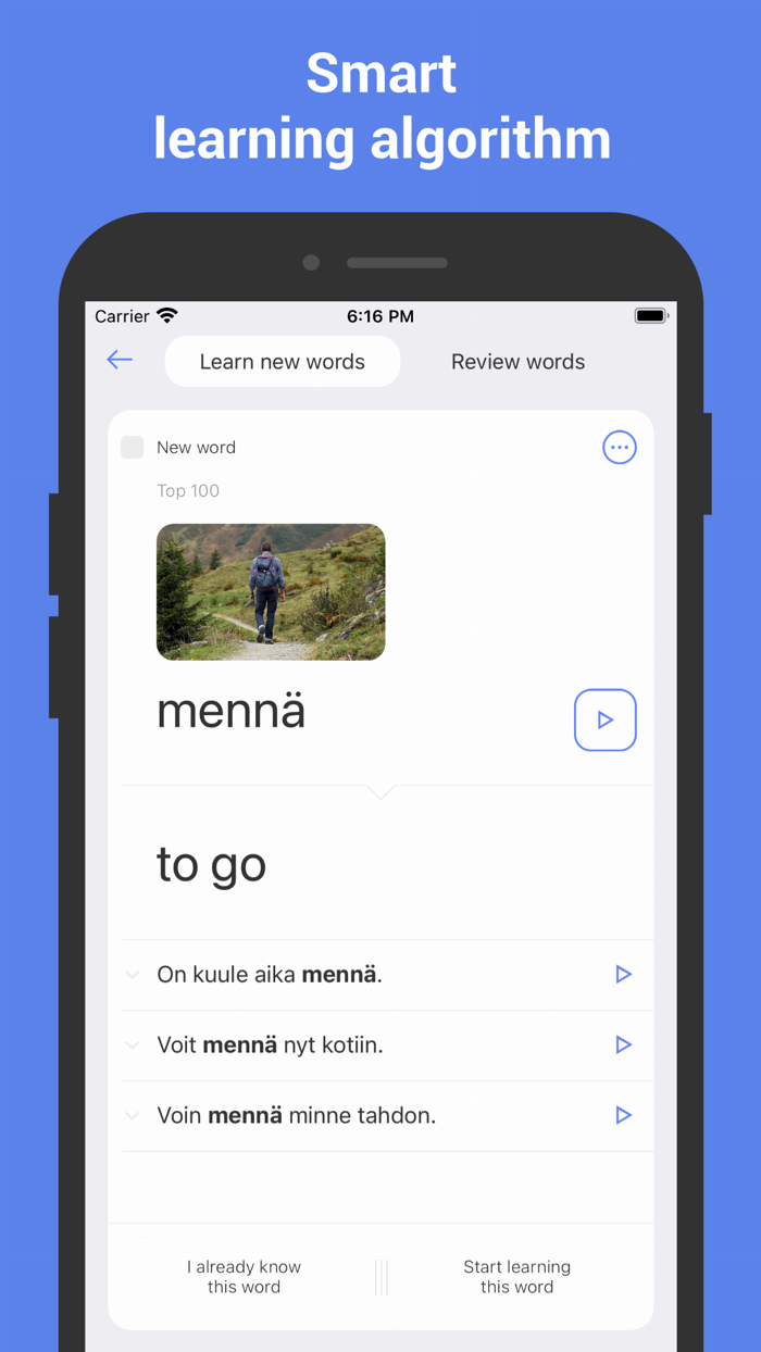 Learn Finnish with Flash cards