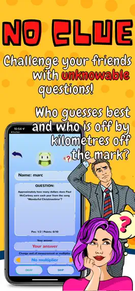 Game screenshot No Clue - party trivia quiz mod apk