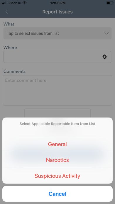 Cranford Police Department Screenshot