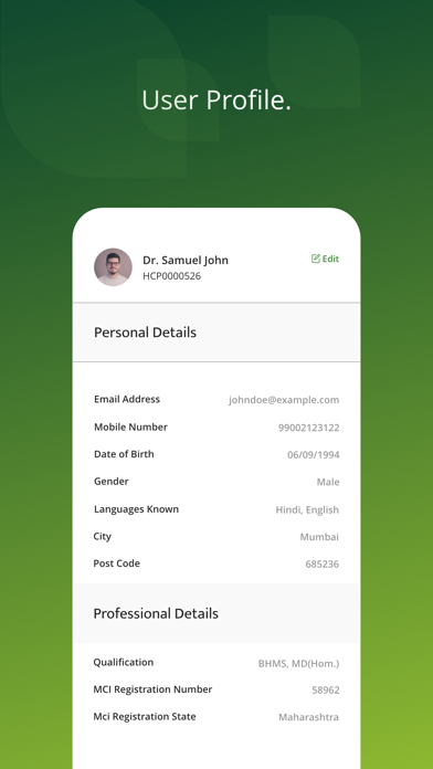 Hcura Pro: Homeopathic Doctors Screenshot