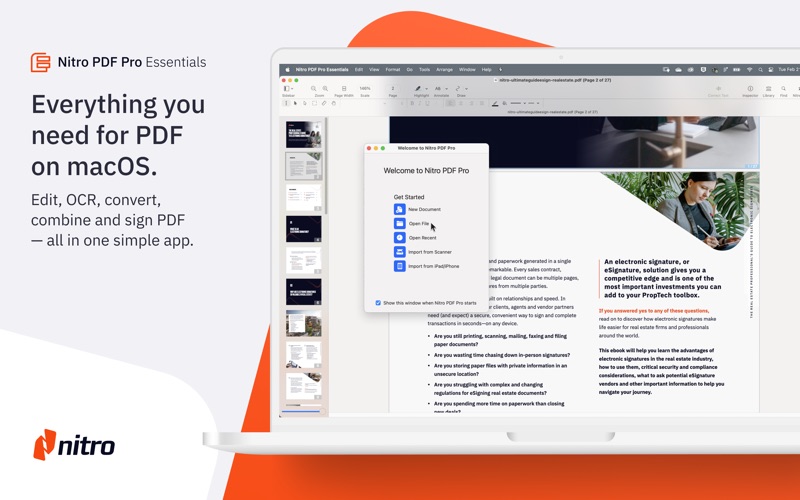 nitro pdf pro essentials iphone screenshot 1
