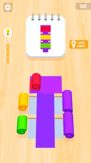 color roll 3d: puzzle art game iphone screenshot 4