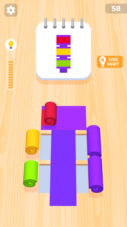 #4. Color Roll 3D: Puzzle Art Game (iOS) Bởi: AI Games FZ
