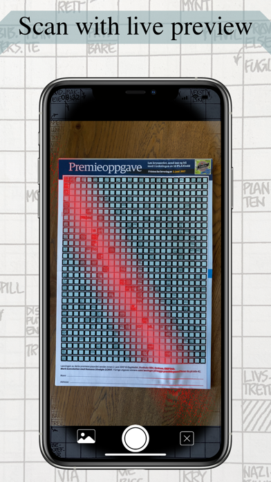 Crossword Scanner Screenshot