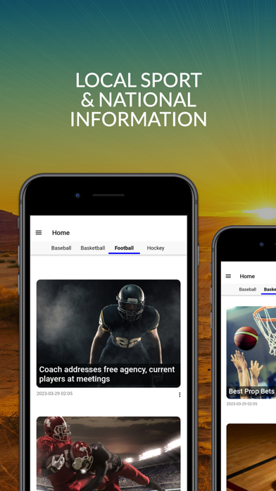 Arizona Sports App Info Screenshot