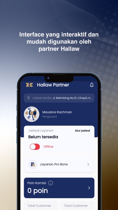 Hallaw Partner Screenshot