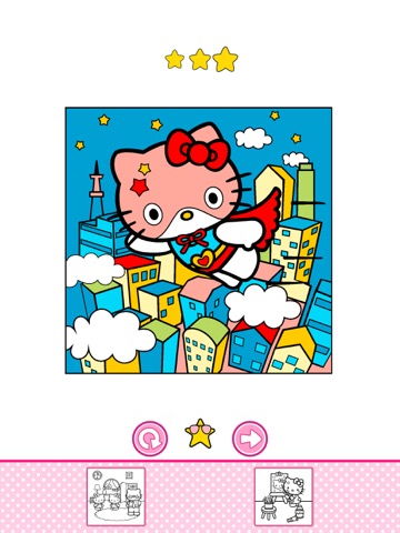 Hello Kitty：ィ ぬりえのおすすめ画像5