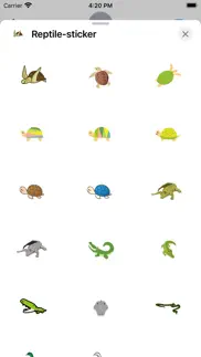 reptile sticker iphone screenshot 1