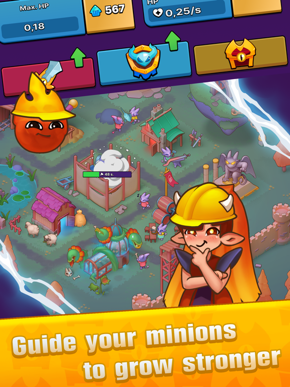 Screenshot #6 pour Evil Rush - Idle Tower Defense