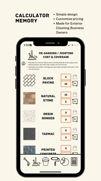 Pressure Washing Calculator