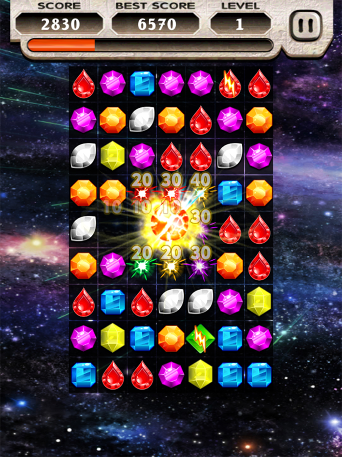 Gemstone puzzle crush