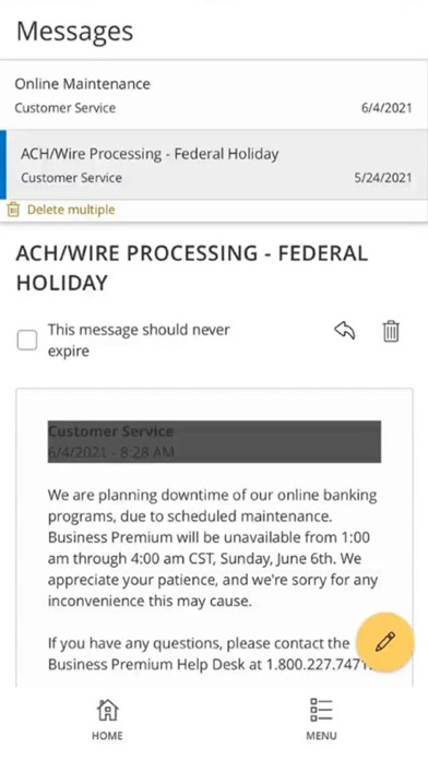 Pinnacle Bank Business Premium Screenshot